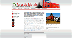 Desktop Screenshot of anestismetal.com